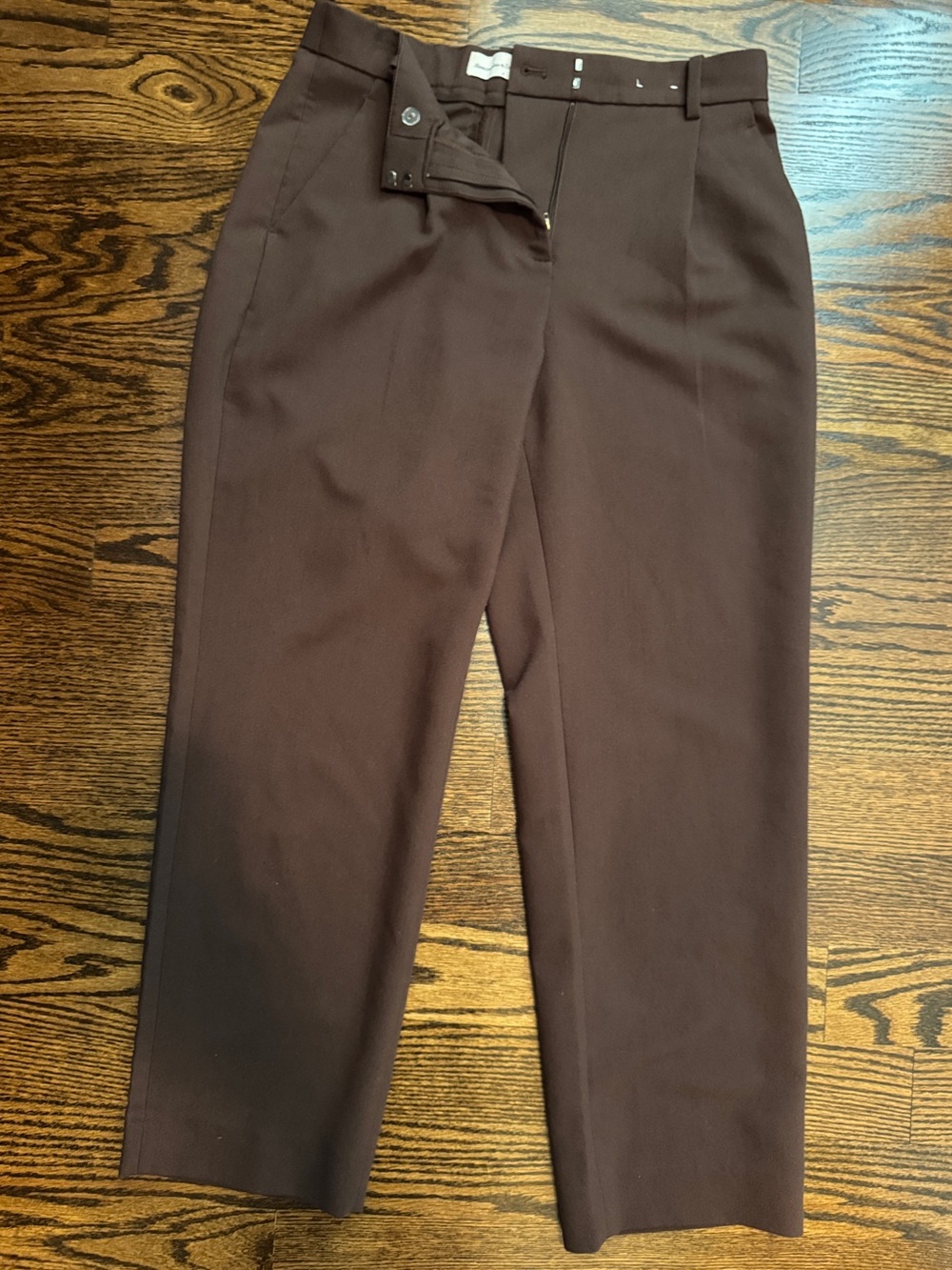 Abercrombie & Fitch Women's Boot Cut Pants in Dark Brown